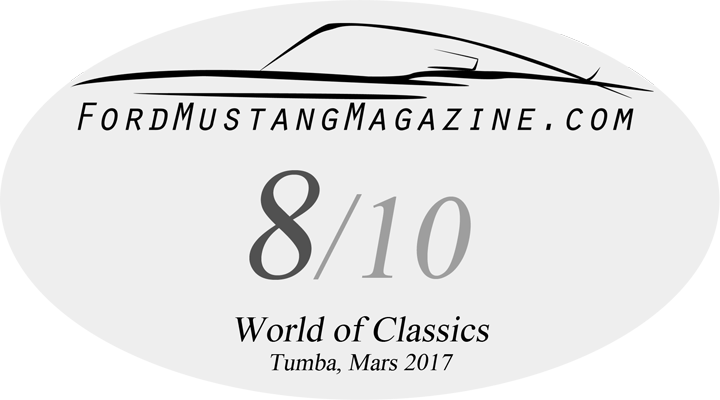 World of Classics Tumba fordmustangmagazine, ford mustang magazine bilutställning